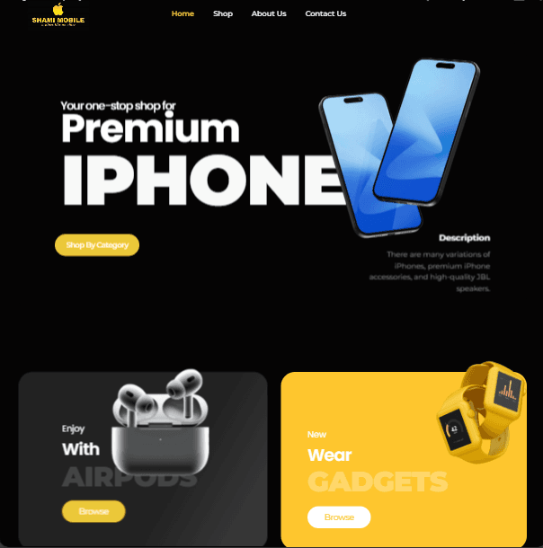 nawod's projects Shami Mobile image | Nawod Madhuwantha Creative Web Developer | Angular, React, Next.js, TypeScript, Three.JS | 3D Web Design, Parallax Effects, Responsive Solutions